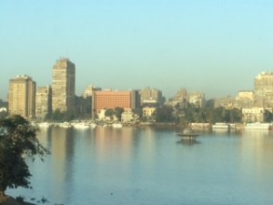 First glimpse of the Nile